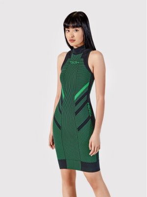 Slim fit šaty Togoshi zelené