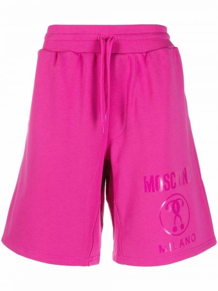 Pantalones cortos deportivos Moschino violeta