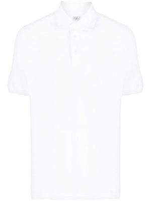 Medvilninis polo marškinėliai Fedeli balta