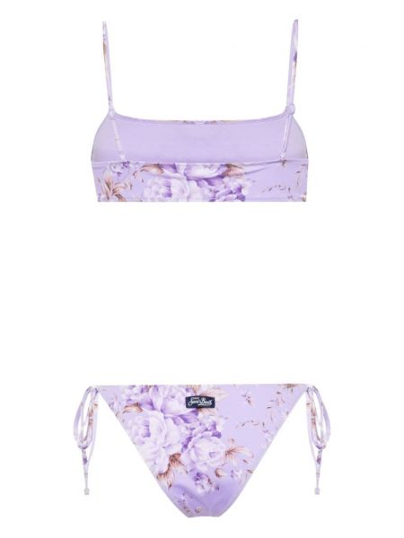 Bikini à fleurs à imprimé Mc2 Saint Barth violet
