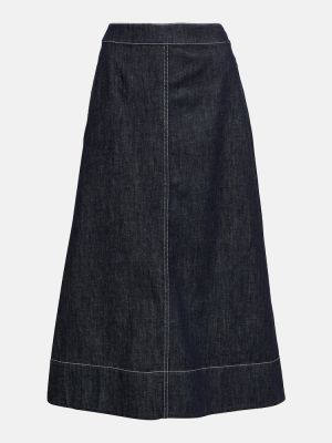 Džínsová sukňa 's Max Mara modrá