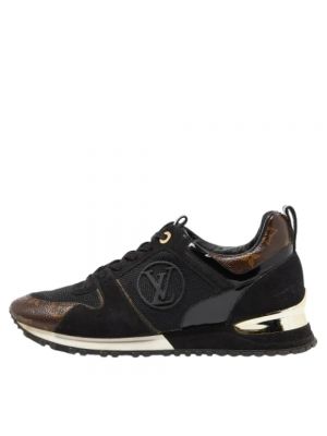 Sneakersy z siateczką Louis Vuitton Vintage czarne