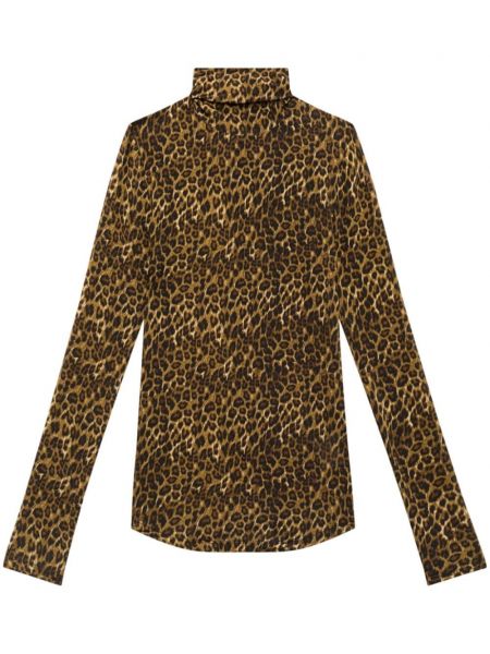 Rullekrave top Isabel Marant brun