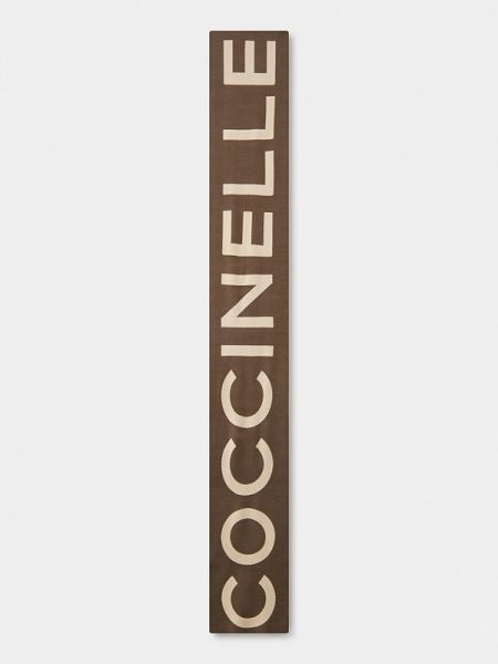 Шарф Coccinelle коричневый