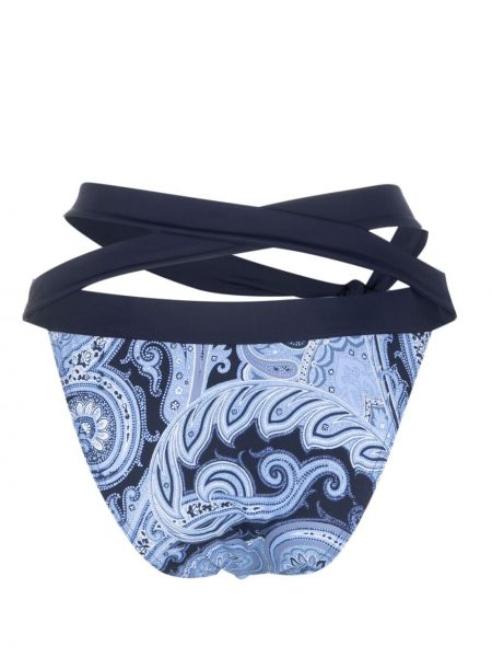 Bikini en cachemire à imprimé Marlies Dekkers bleu