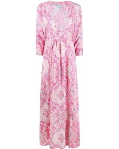 Платье макси с принтом Melissa Odabash, розовый