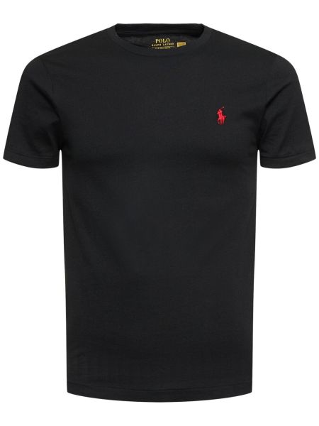 Klassisk trøje bomuld t-shirt Polo Ralph Lauren sort