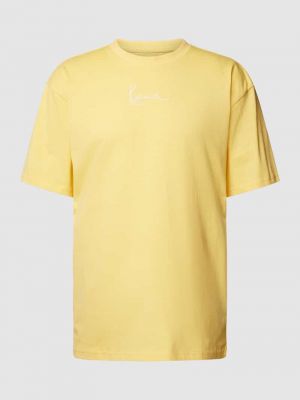 Koszulka bawełniana Karl Kani żółta