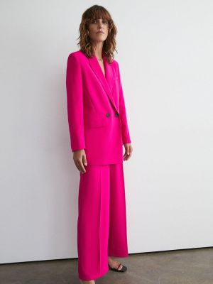 Пиджак свободного кроя Warehouse розовый