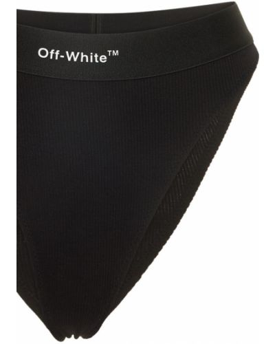 Kalhotky string Off-white černé