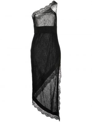 Krajkové koktejlové šaty Tom Ford černé