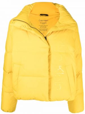Дутая куртка Calvin Klein, желтый