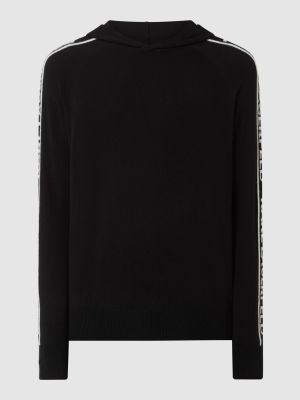 Sweter z kaszmiru Karl Lagerfeld czarny