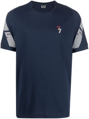 T-shirt Ea7 Emporio Armani blå