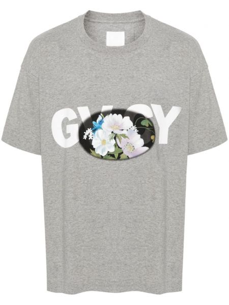 Pamučna majica Givenchy siva
