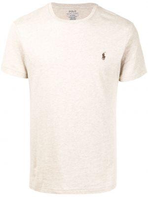 T-shirt mit stickerei Polo Ralph Lauren grau