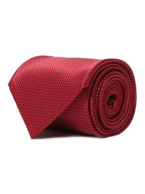 Шелковый галстук Stefano Ricci красный