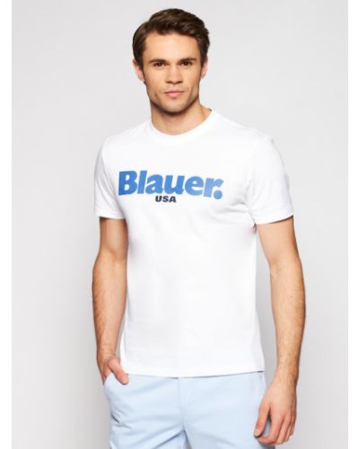 T-shirt Blauer bianco