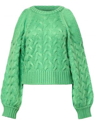 Vlnený sveter Equipment zelená