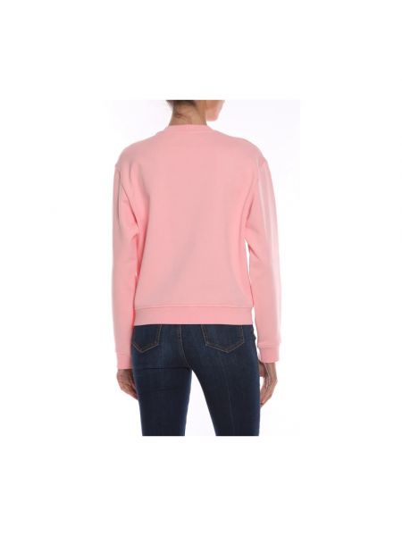 Bluza bawełniana Love Moschino różowa