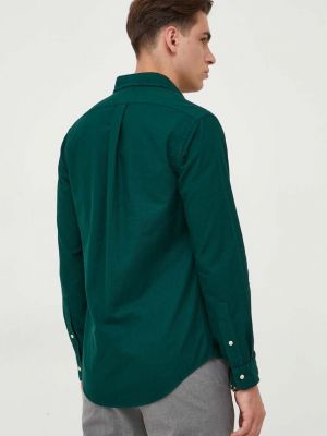 Pamut slim fit ing Polo Ralph Lauren zöld