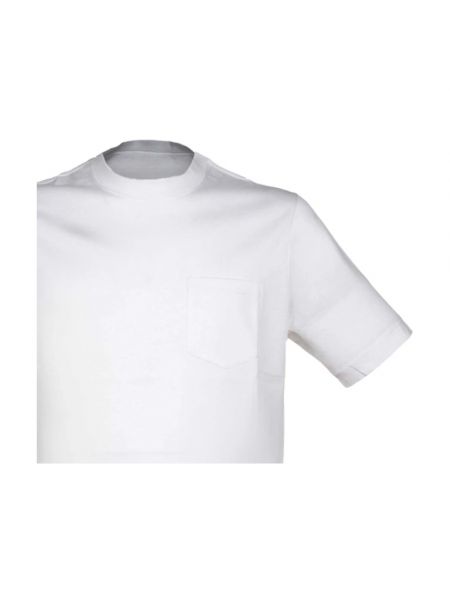 Camiseta de tela jersey con bolsillos Circolo 1901 blanco