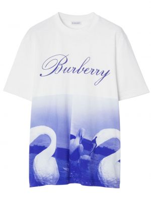 Pamut póló nyomtatás Burberry