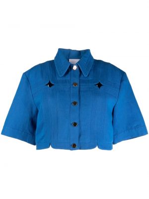 Риза Acler синьо