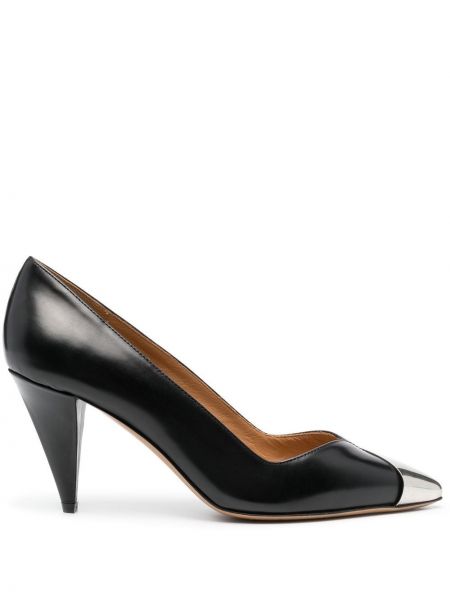 Полуотворени обувки с ток Isabel Marant черно