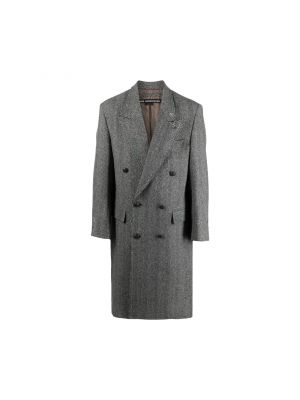 Двубортное пальто Andersson Bell серое