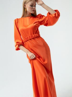 Estélyi ruha Lafaba narancsszínű