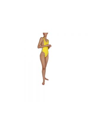 Stroj kąpielowy jednoczęściowy Chiara Ferragni Collection żółty