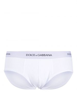 Slips en tricot Dolce & Gabbana blanc