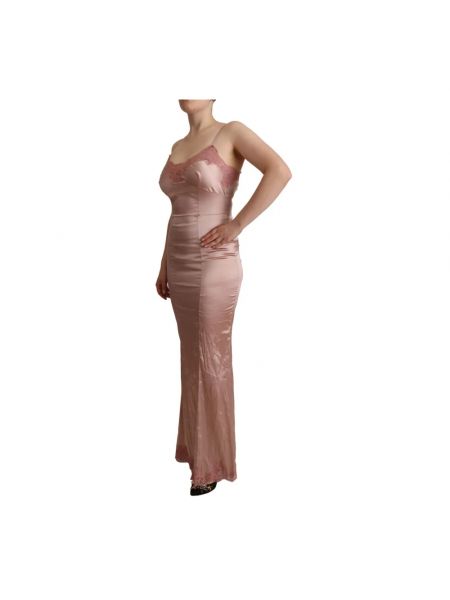 Vestido largo Dolce & Gabbana rosa