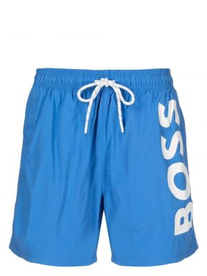 Shorts mit print Boss blau