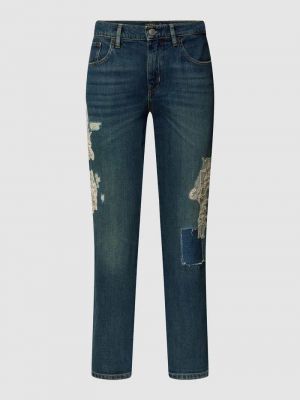 Proste jeansy z kieszeniami Lauren Ralph Lauren niebieskie