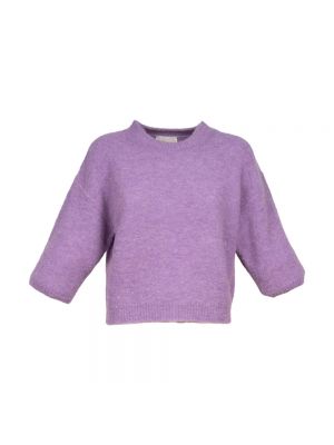 Sweter z długim rękawem Iblues fioletowy