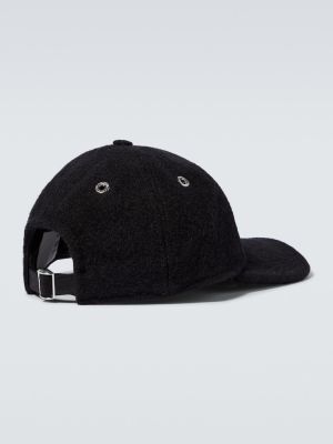 Cappello con visiera di lana Ami Paris nero
