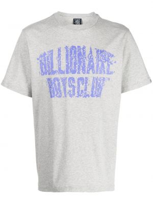 Тениска с принт Billionaire Boys Club сиво