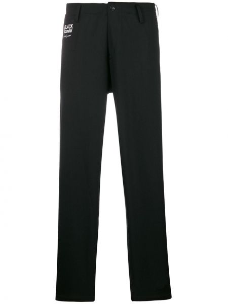 Pantalones rectos Yohji Yamamoto negro