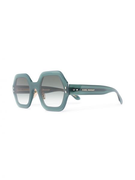 Okulary przeciwsłoneczne oversize Isabel Marant Eyewear zielone