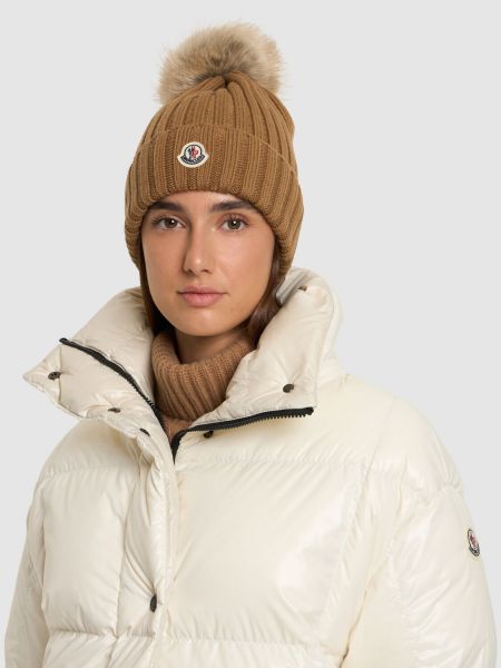 Yün bere Moncler bej