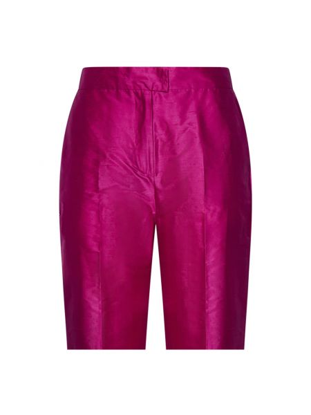 Pantalones slim fit Max Mara rosa