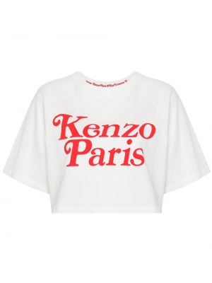 Тениска с принт Kenzo бяло