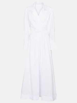 Bavlněné midi šaty Simkhai bílé