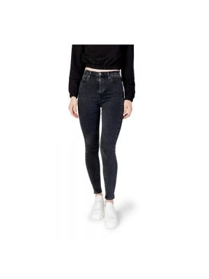Skinny jeans mit geknöpfter mit reißverschluss Tommy Jeans schwarz
