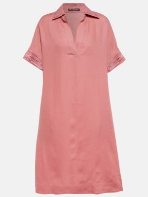 Mini šaty Loro Piana, růžová