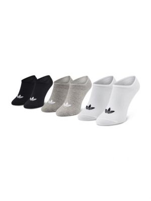 Меланжирани чорапи Adidas бяло