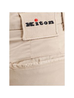 Pantalones chinos con botones Kiton beige
