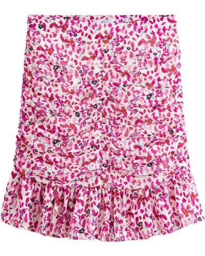 Mini falda de flores con estampado La Redoute Collections rosa